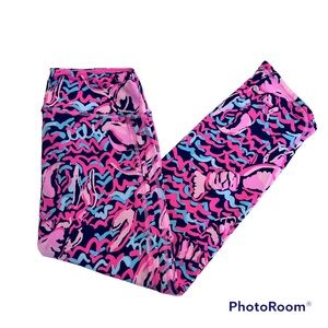 Lilly Pulitzer Lobstah Roll leggings Luxletic XS